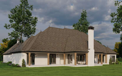 French Country House Plan #110-00836 Elevation Photo