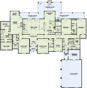 Main Floor for House Plan #110-00836