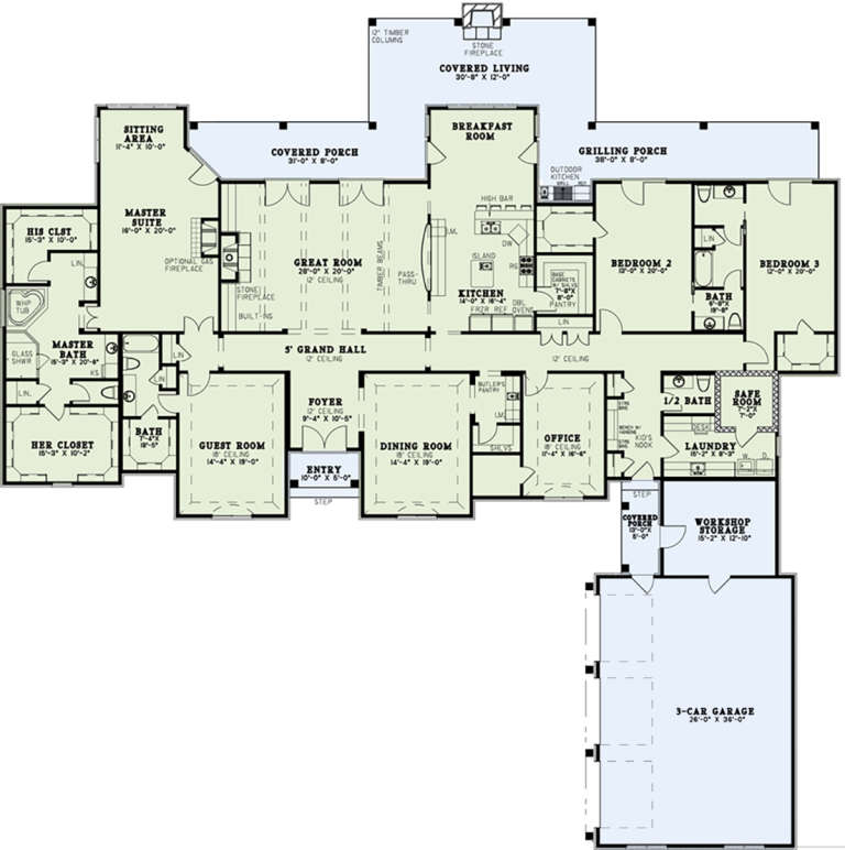 House Plan House Plan #6461 Drawing 1