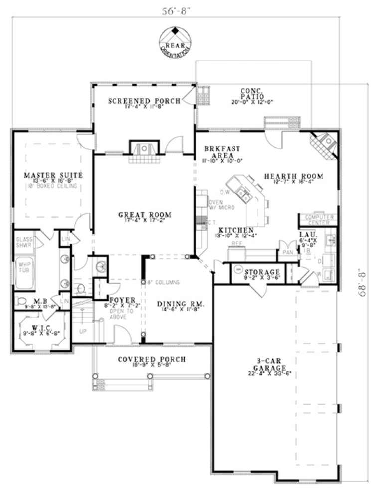 House Plan House Plan #6463 Drawing 1
