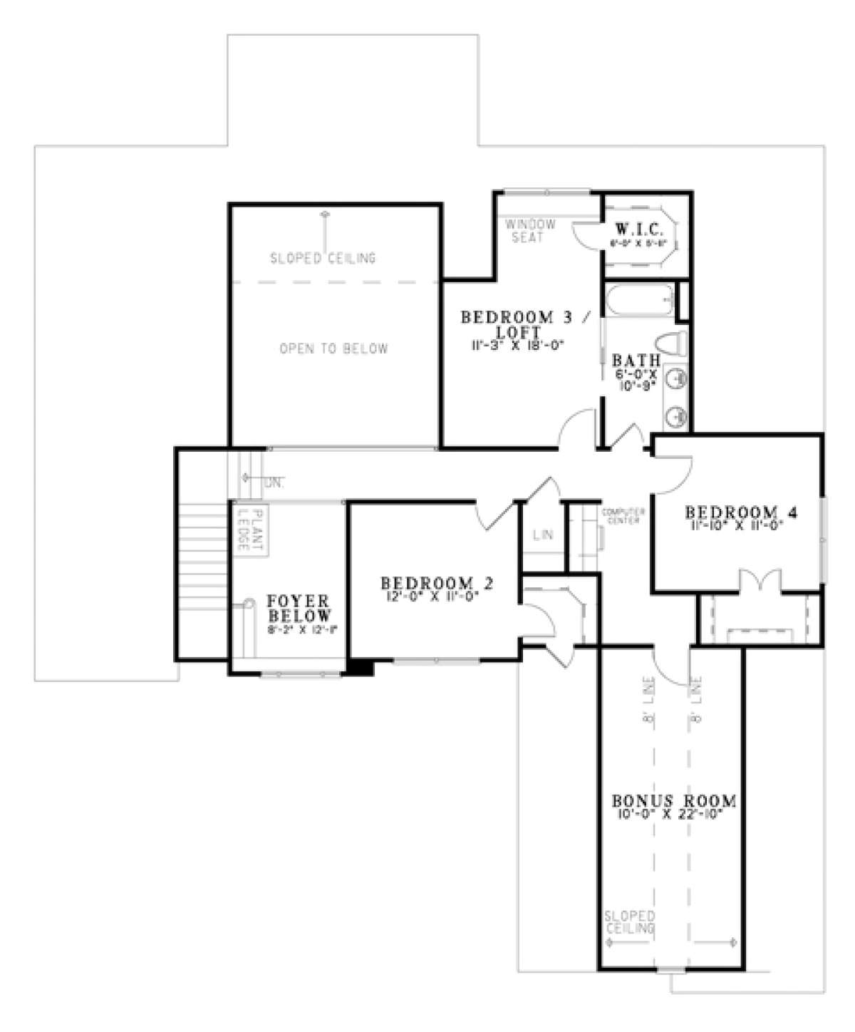 Floorplan 2 for House Plan #110-00838