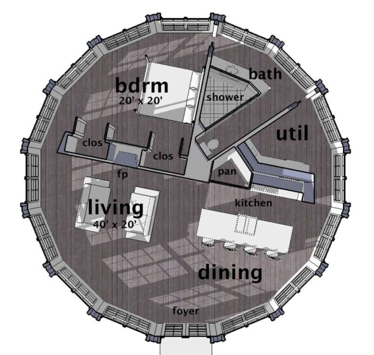 House Plan House Plan #6467 Drawing 1