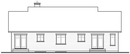 Ranch House Plan #034-00180 Elevation Photo