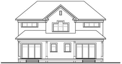 European House Plan #034-00181 Elevation Photo