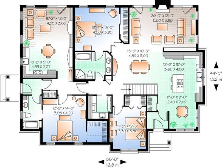 House Plan House Plan #6478 Drawing 1