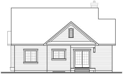 Traditional House Plan #034-00186 Elevation Photo