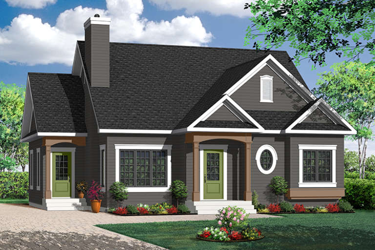 House Plan House Plan #6482 Front Elevation