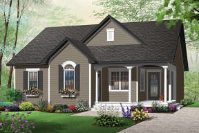 Country House Plan #034-00187 Elevation Photo