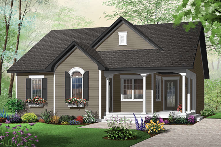 House Plan House Plan #6483 Front Elevation