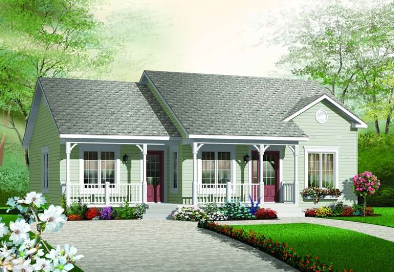 House Plan House Plan #6484 Front Elevation
