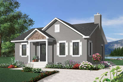 Bungalow House Plan #034-00189 Elevation Photo