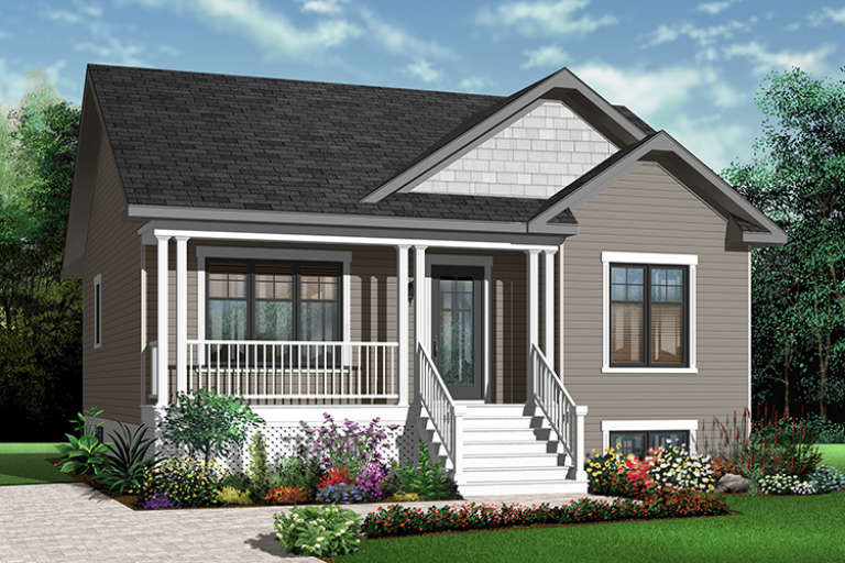 House Plan House Plan #6487 Front Elevation