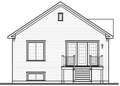 Traditional House Plan #034-00193 Elevation Photo