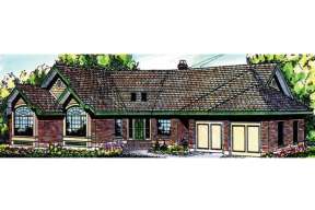 Ranch House Plan #035-00002 Elevation Photo