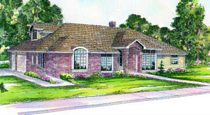 3 Bed, 3 Bath, 2950 Square Foot House Plan - #035-00003