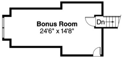 Second Floor for House Plan #035-00003