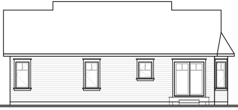 Country House Plan #034-00197 Elevation Photo