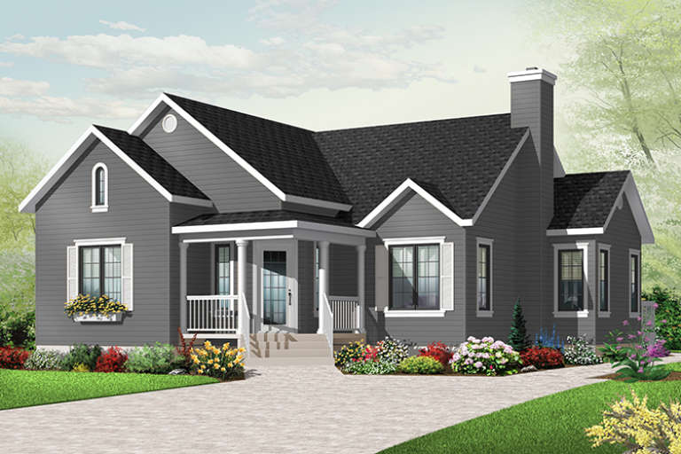 House Plan House Plan #6505 Front Elevation