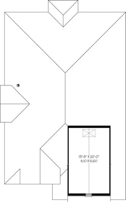 Floorplan 2 for House Plan #034-00199
