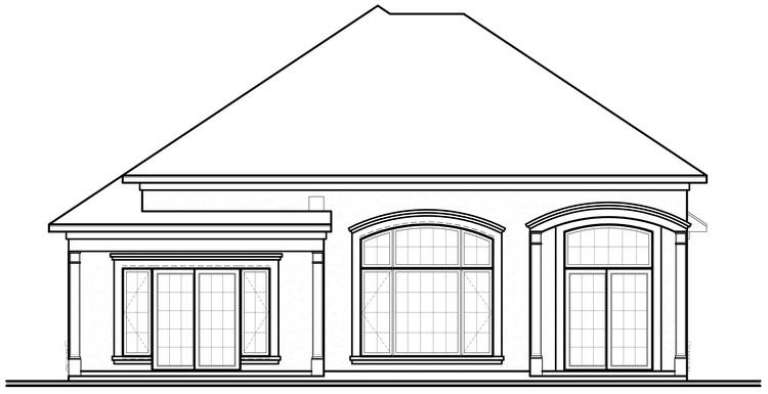 Traditional House Plan #034-00200 Elevation Photo