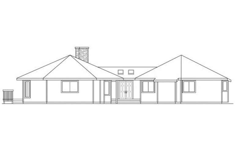Craftsman House Plan #035-00005 Elevation Photo