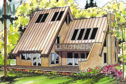 Contemporary House Plan #035-00010 Elevation Photo