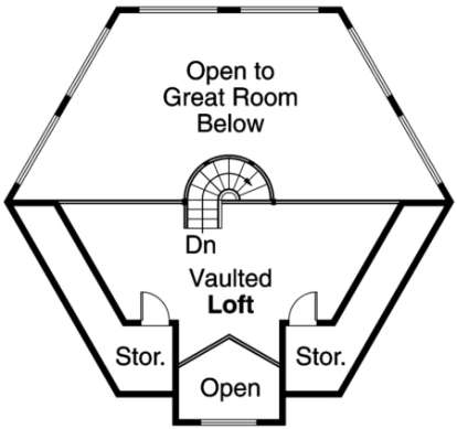 Second Floor for House Plan #035-00011