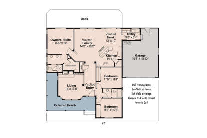 Main Floor  for House Plan #035-00012