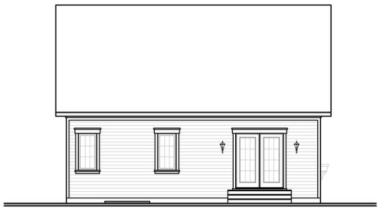 Traditional House Plan #034-00212 Elevation Photo