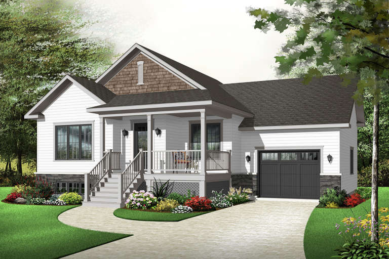 House Plan House Plan #6610 Front Elevation 