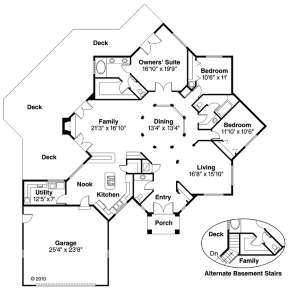 Floorplan for House Plan #035-00015