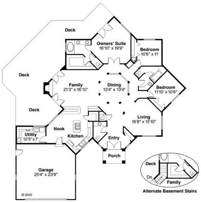 Floorplan for House Plan #035-00015