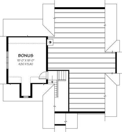 Bonus Room for House Plan #034-00219