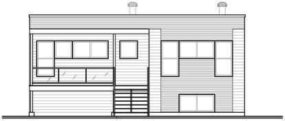 Modern House Plan #034-00221 Elevation Photo