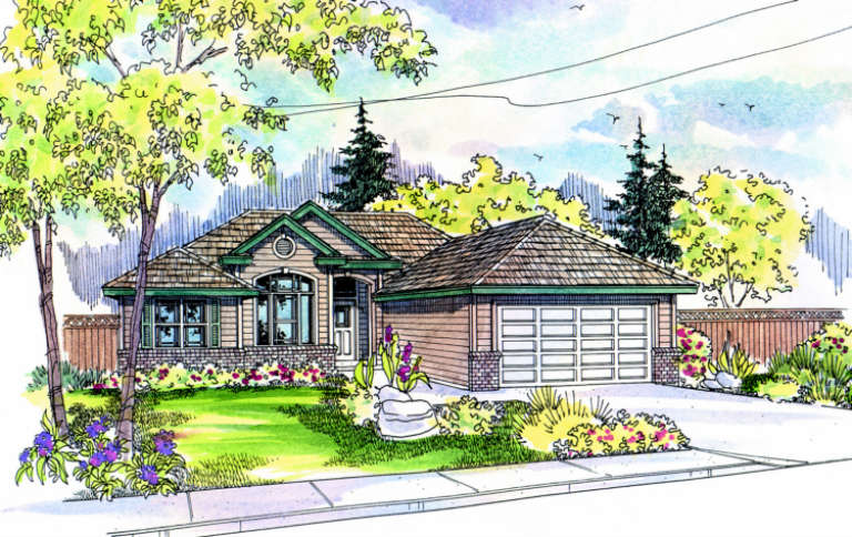 Traditional House Plan #035-00018 Elevation Photo