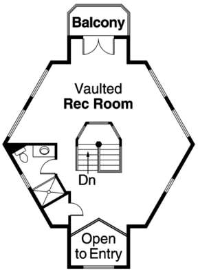 Second Floor for House Plan #035-00019