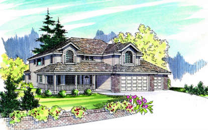 3 Bed, 2 Bath, 2013 Square Foot House Plan - #035-00020