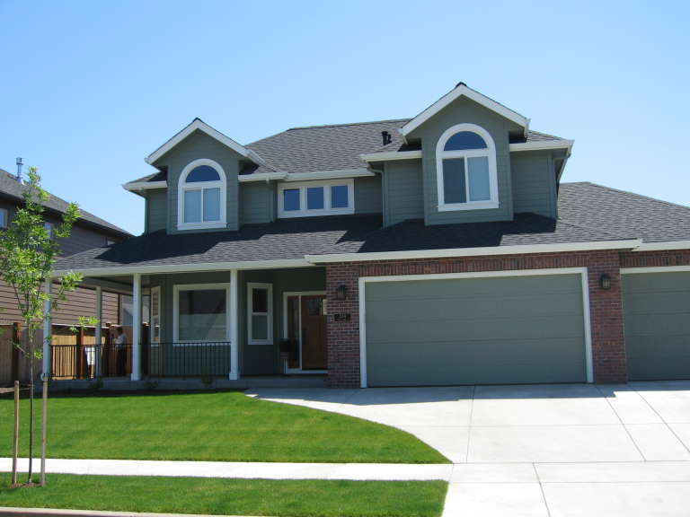 Country House Plan #035-00020 Elevation Photo
