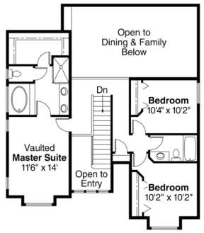 Floorplan 2 for House Plan #035-00020