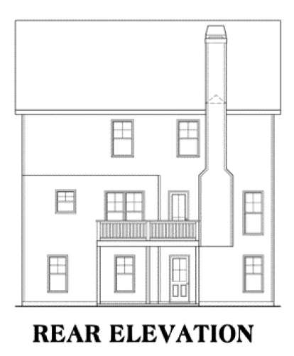 Traditional House Plan #009-00050 Elevation Photo