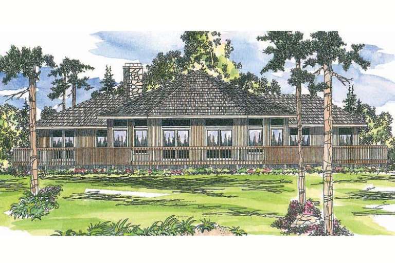 Craftsman House Plan #035-00021 Elevation Photo