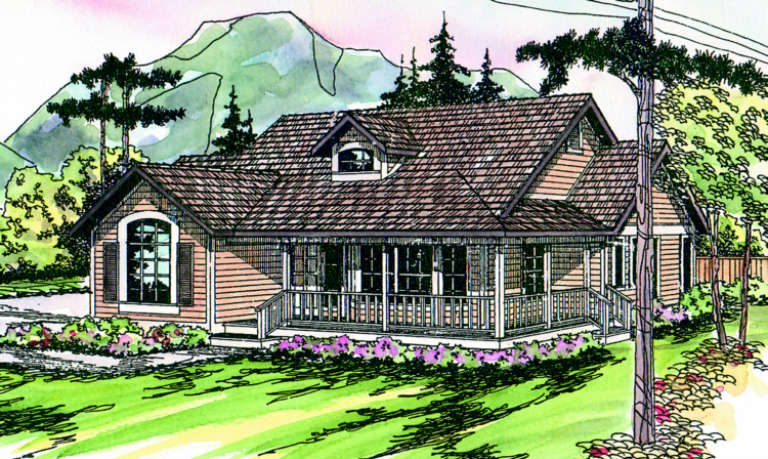 House Plan House Plan #672 Front Elevation