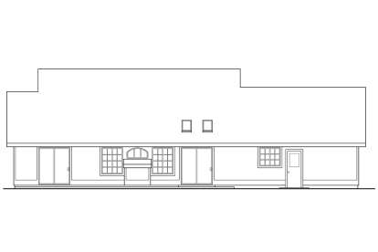 Ranch House Plan #035-00023 Elevation Photo