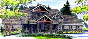 Craftsman House Plan #035-00027 Elevation Photo