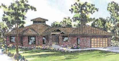 3 Bed, 2 Bath, 2417 Square Foot House Plan - #035-00028