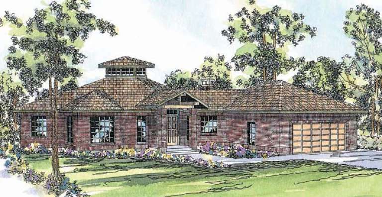 Vacation House Plan #035-00028 Elevation Photo