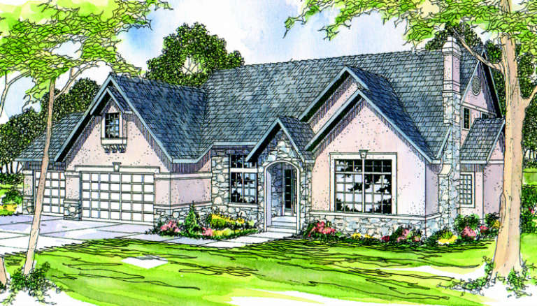 Traditional House Plan #035-00030 Elevation Photo
