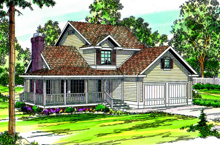 Cottage House Plan #035-00031 Elevation Photo