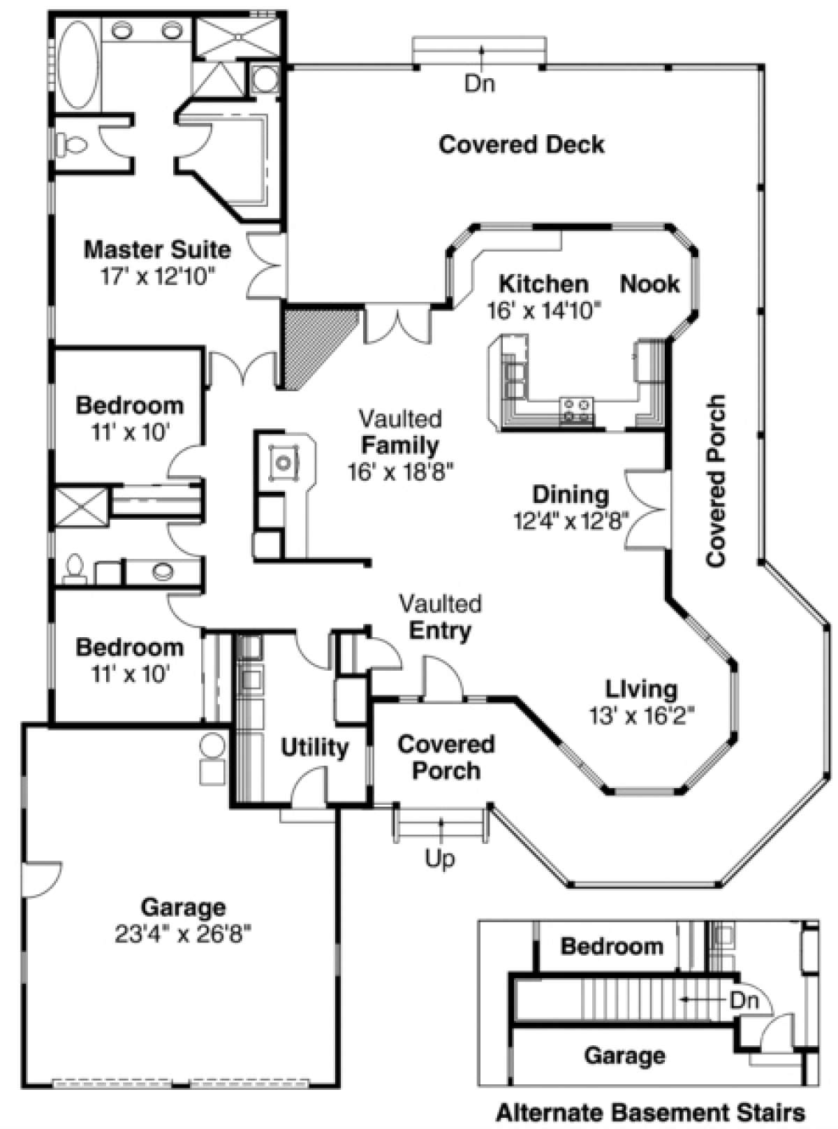Floorplan for House Plan #035-00033