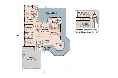 Main Floor  for House Plan #035-00033